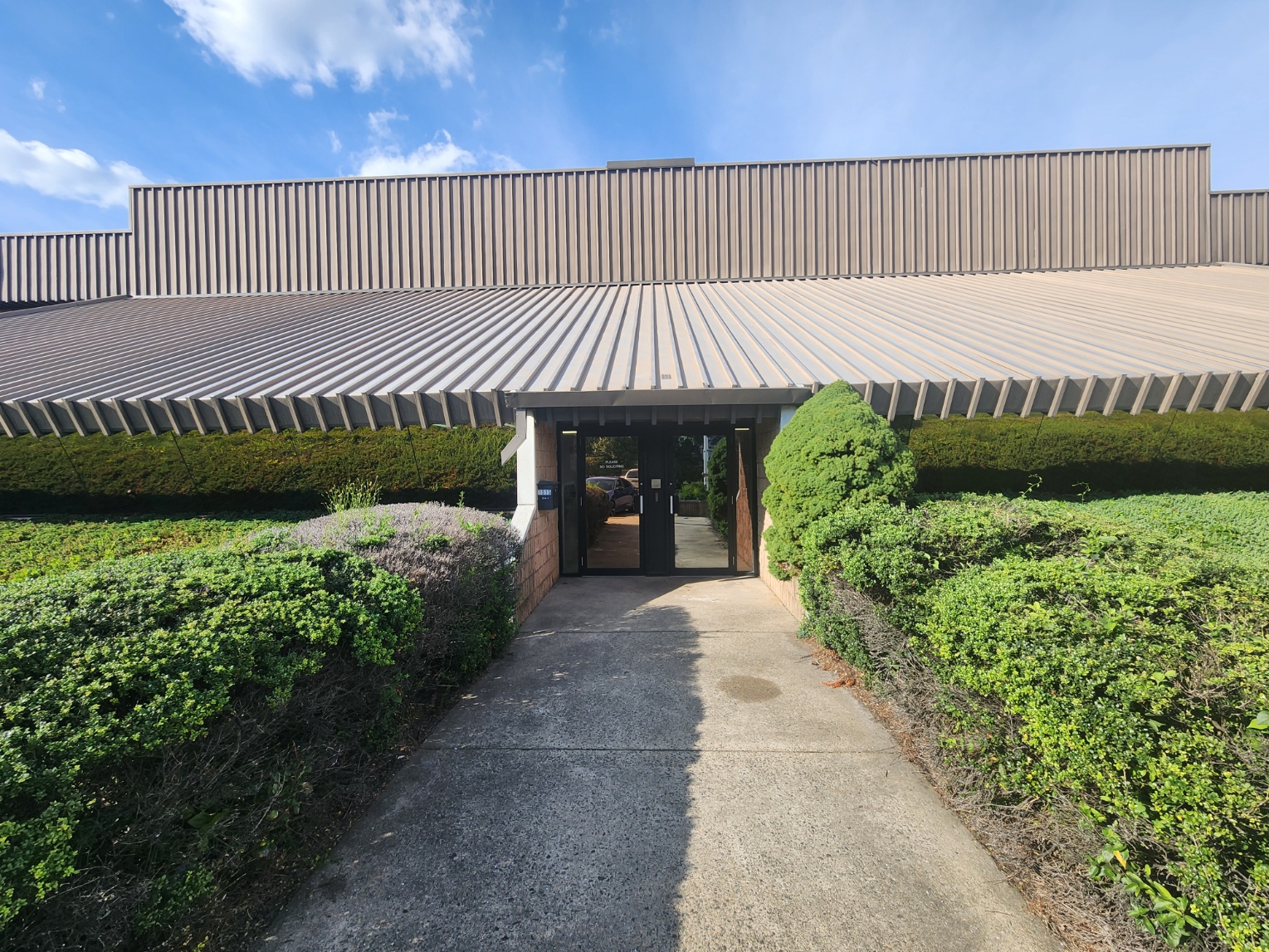 The entrance to the BrightSite building